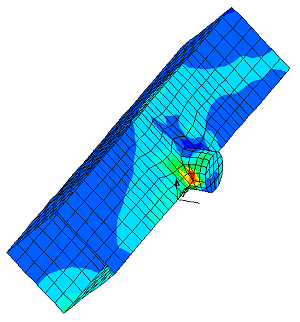 교량 고정 세부 사항 및 타워 셔드