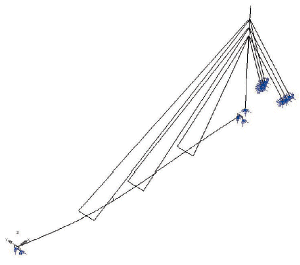 필젠 교량: 첫 번째 수직 굽힘 모드