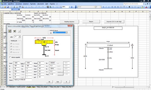 Design checking using Excel spreadsheet