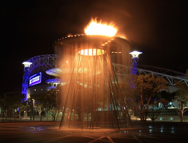 캐시 프리맨 공원의 성화대