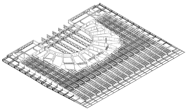 서쪽 지붕 구조