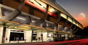 메트로레일역 구조물 렌더링 (이미지: 페레즈 & 페레즈)