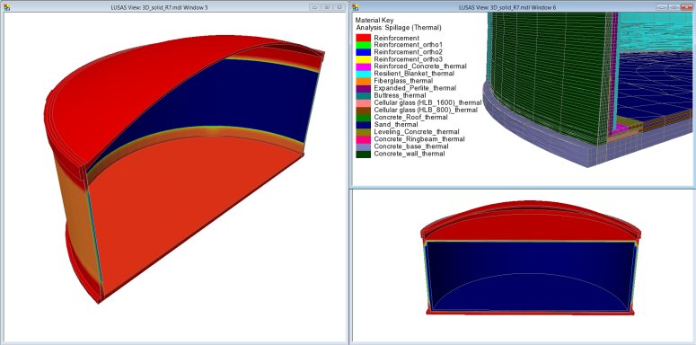 유출 온도 결과 및 탱크 재료 모델링