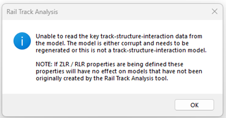 축력해석 모델 구성 전 ZLR/RLR 정의시 출력되는 오류 메세지