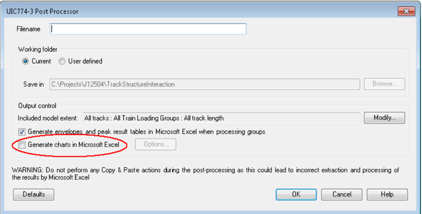 후처리 작업 – 차트 출력 해제