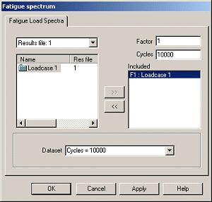 피로 스펙트럼 대화 상자