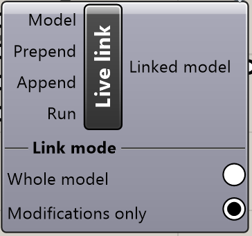 Live link 구성 요소
