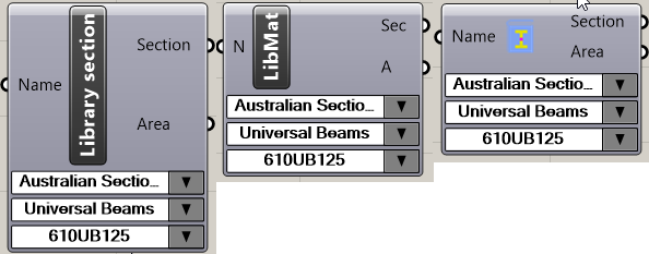 Library Section 구성 요소