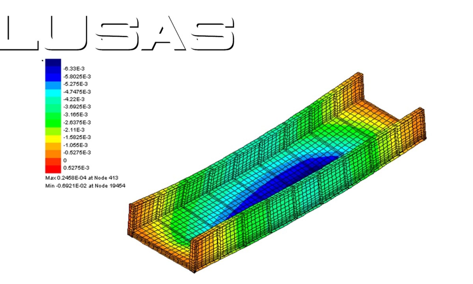 Video Thumbnail: LUSAS interactive modal dynamics and rail track-structure interaction
