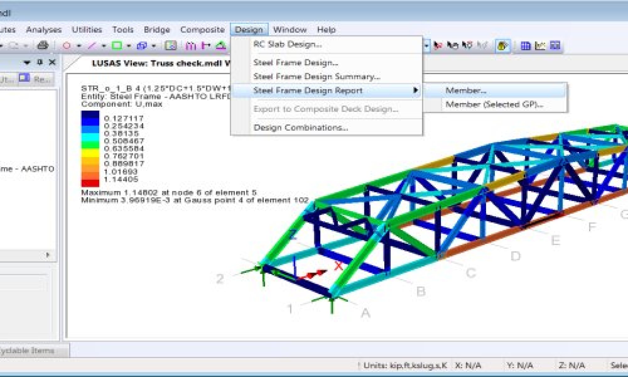 lusas_9484_1_v16_sfd_aashto_truss_775